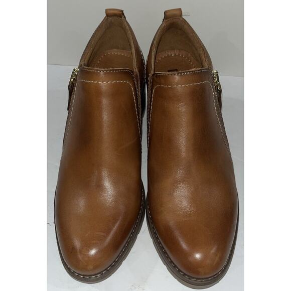 $200 PIKOLINOS LLANES Women’s Booties with Mid Heel Brandy Size EU 36 US 5.5 - Picture 8 of 9